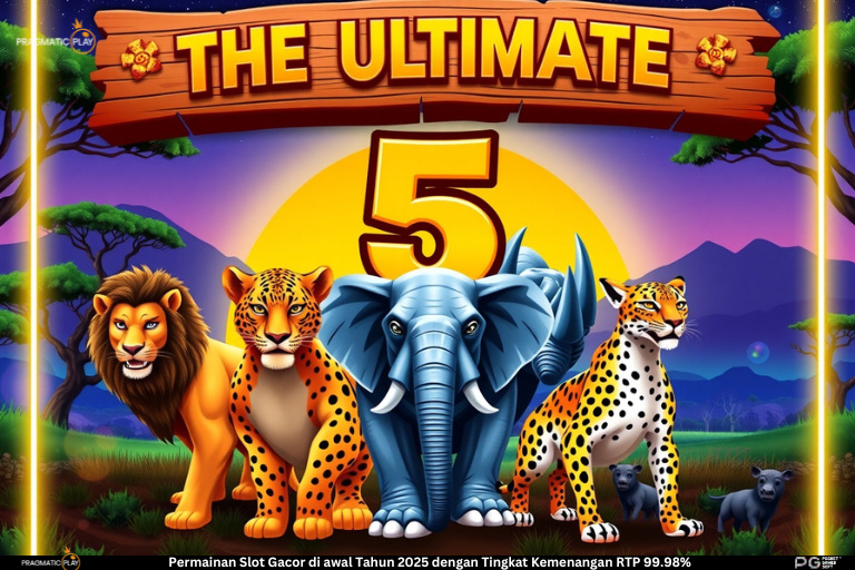 The Ultimate 5 – Slot Online Bertema Hewan Liar Afrika